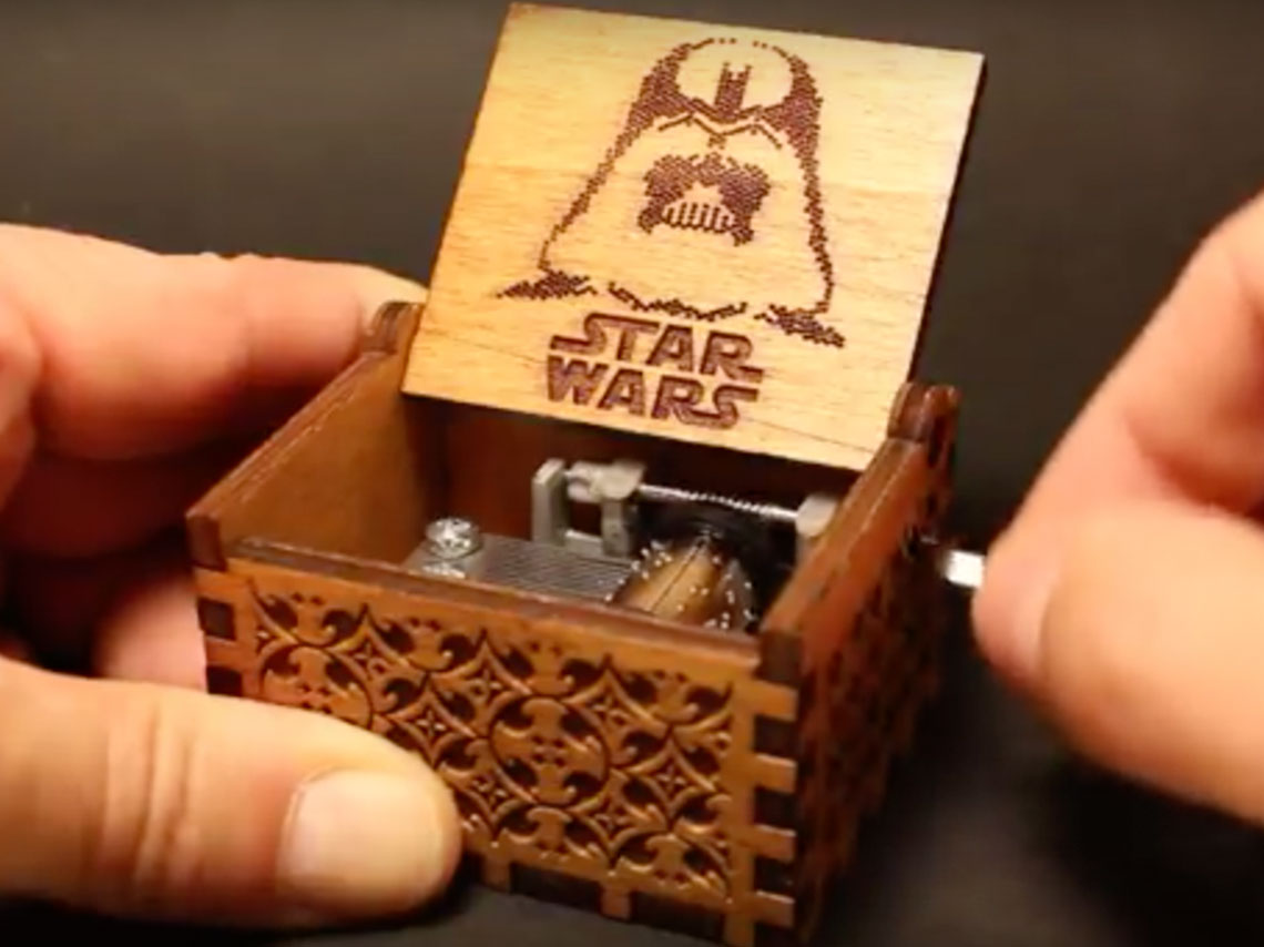Dónde comprar memorabilia de Star Wars ¡hay cajas musicales!