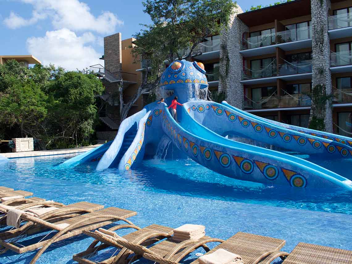 Hoteles para ir con niños en México actividades y toboganes 1
