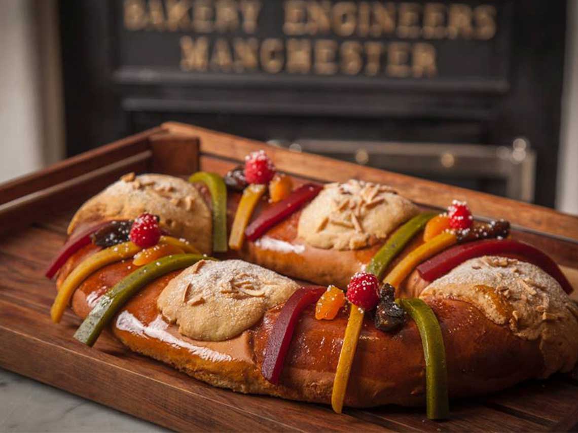 Rosca de Reyes rellena en CDMX