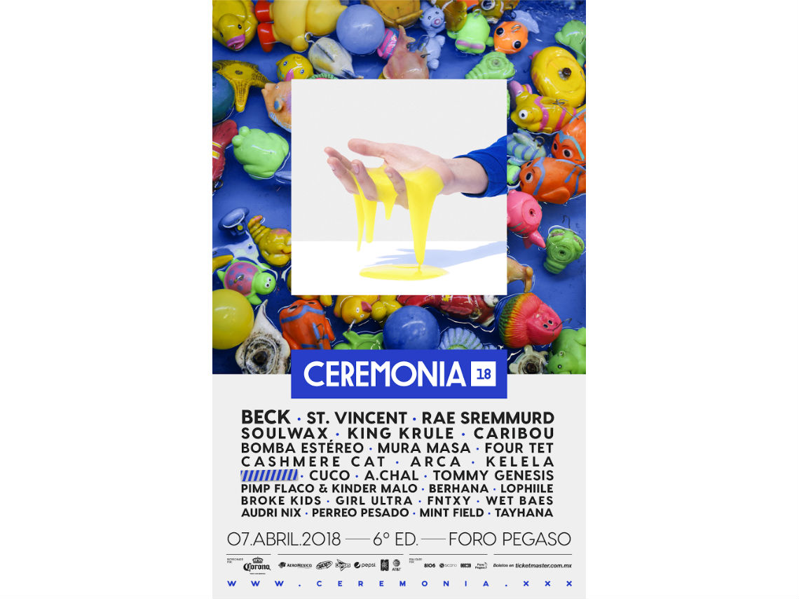 Beck y St. Vincent encabezan el cartel de Ceremonia 2018