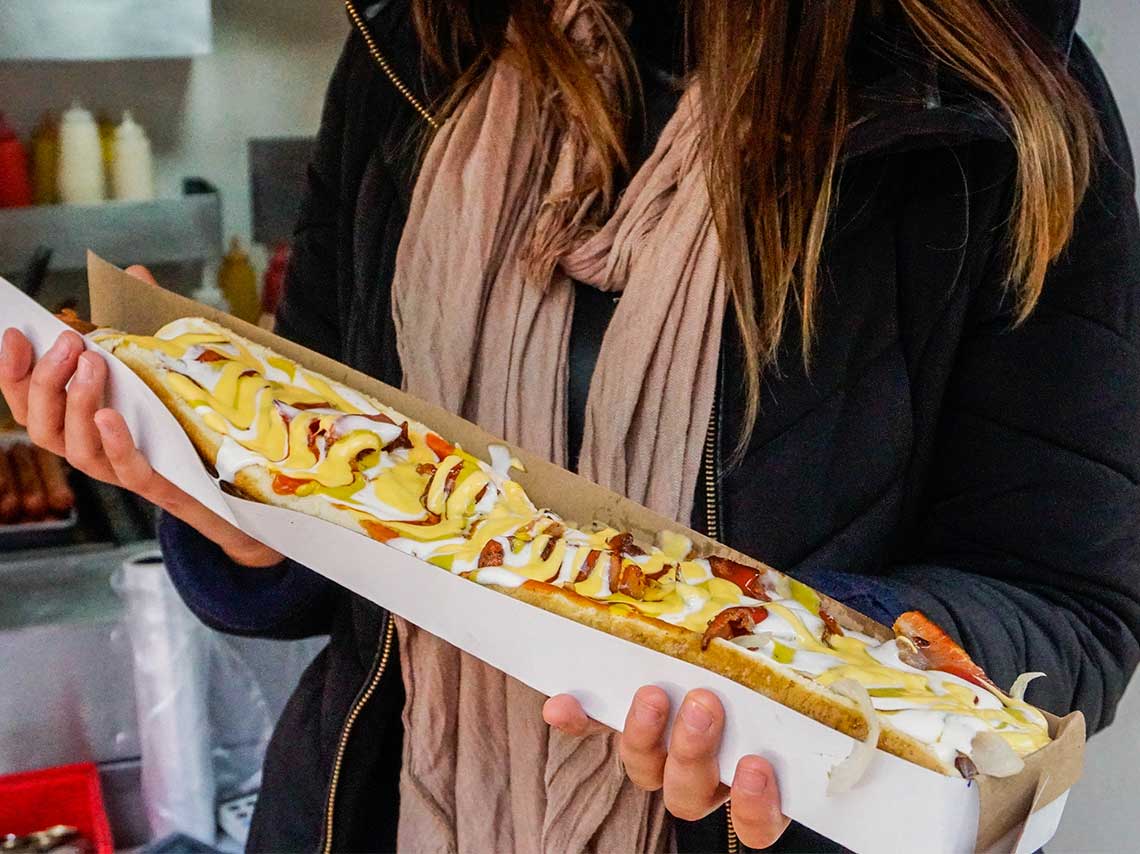 Big Daddy los hot dogs más grandes de CDMX