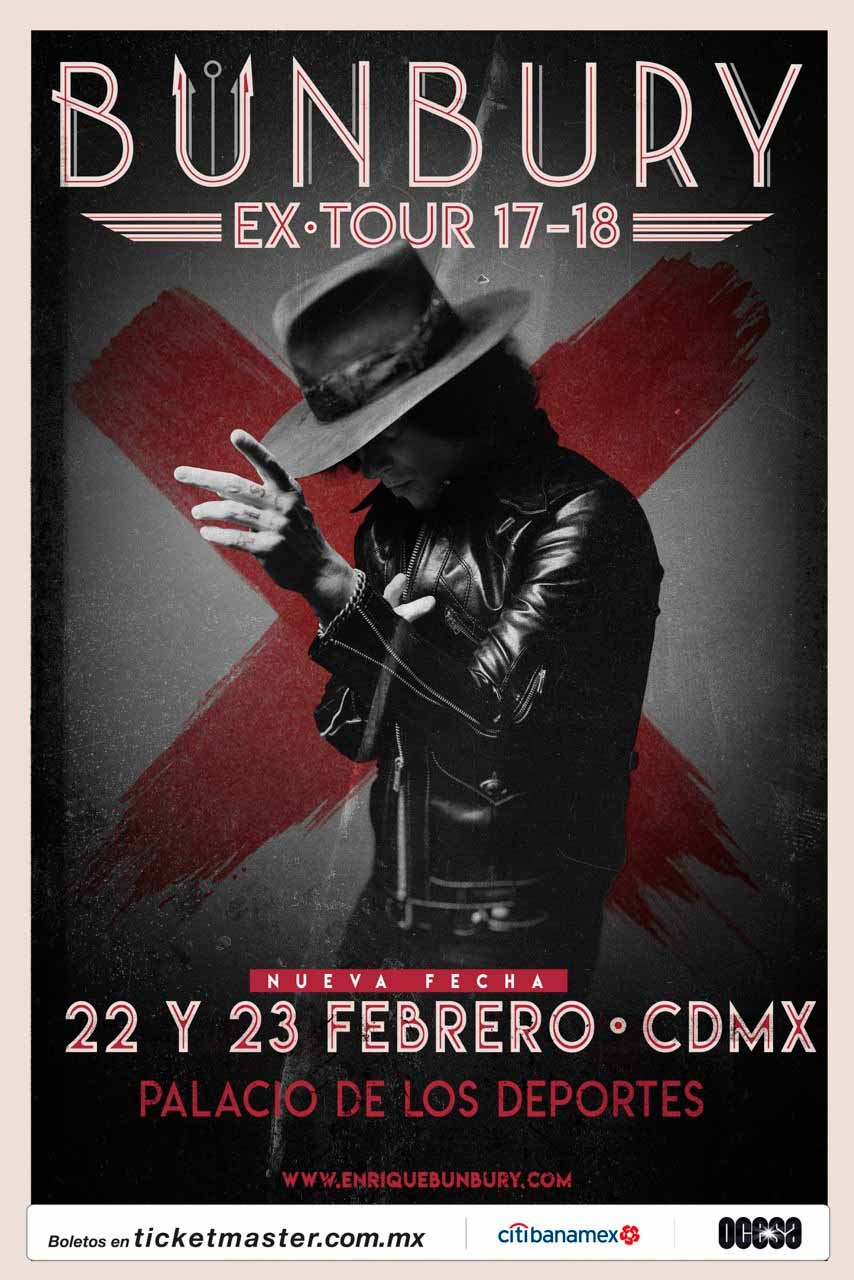 Enrique Bunbury en el Palacio de los Deportes con su Ex-Tour 1
