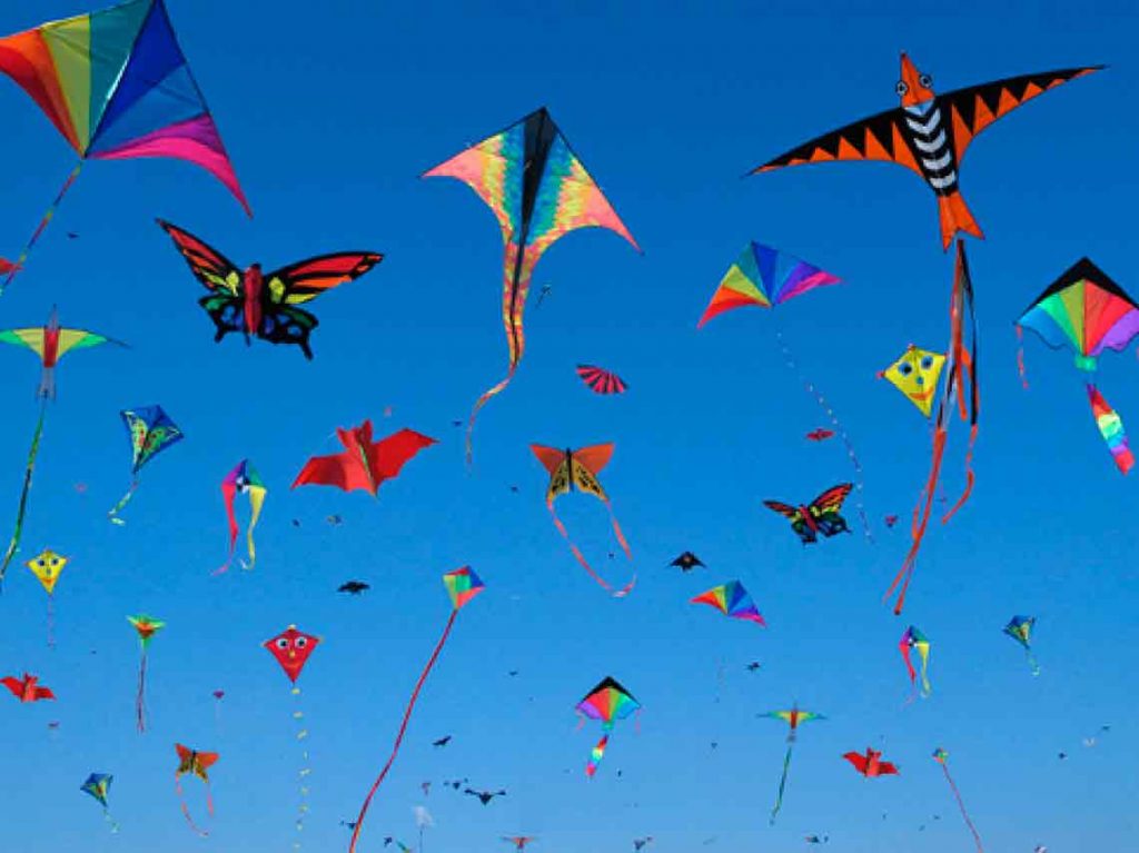Festival de vuelo de papalotes en Tequisquiapan 2018