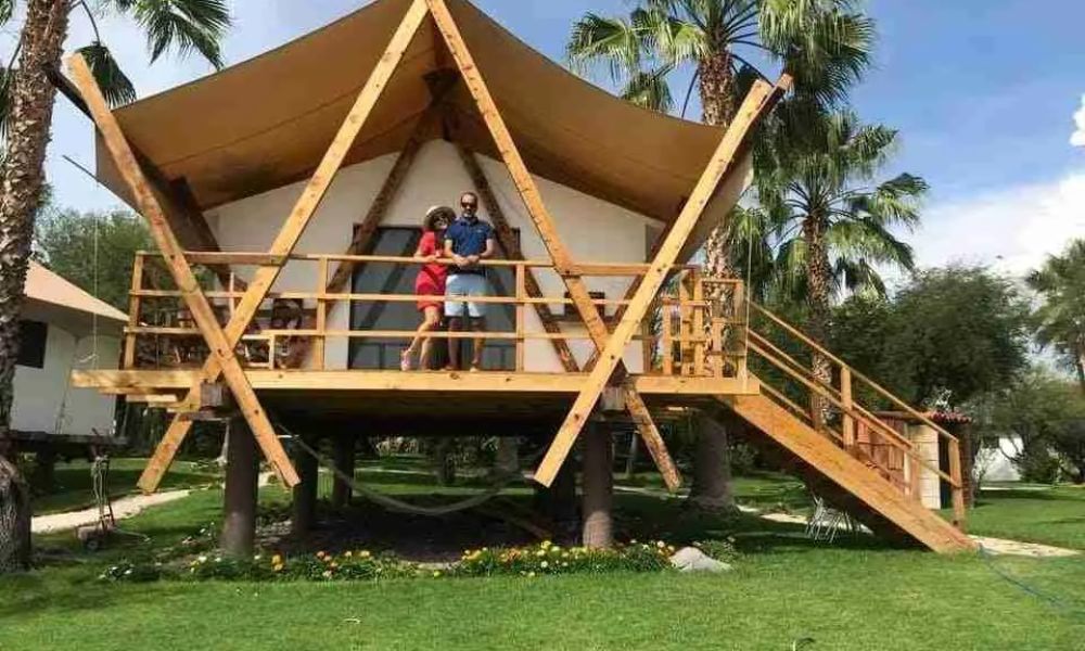 Cabañas en la Isla Tzibanza