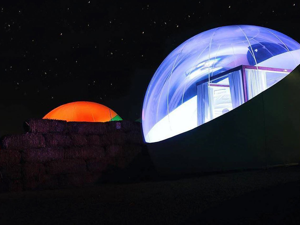 Campera: el único hotel en forma de burbujas transparentes 0