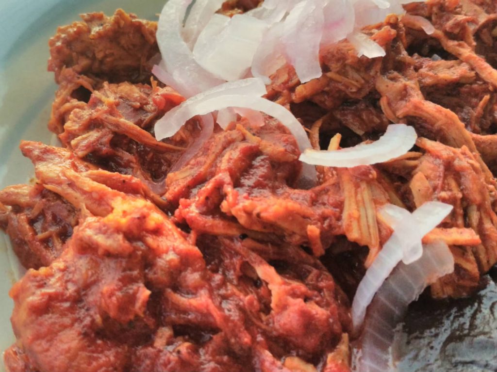 Cochinita pibil en Cochinita Mix Santa María La Ribera