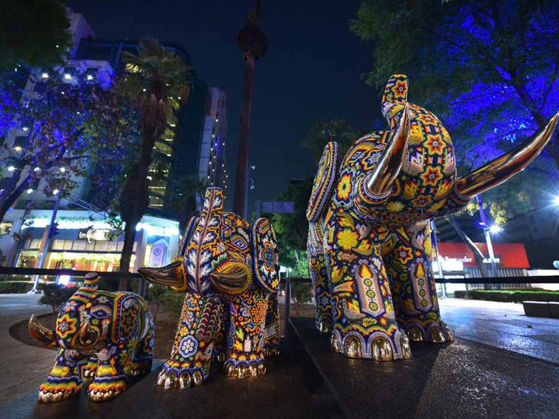 Exposición Huichol sobre Reforma 2018 ¡La más grande del mundo!