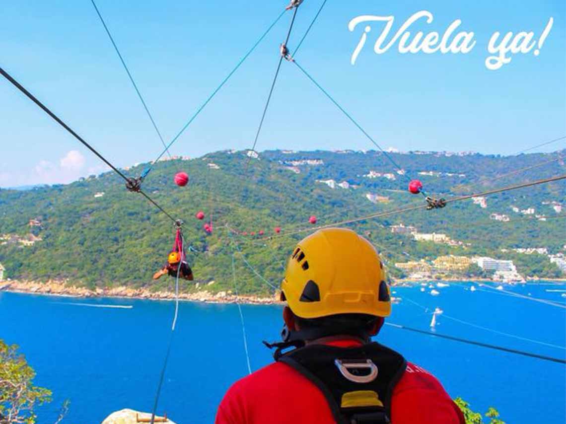 La tirolesa más grande sobre el mar ¡está en Acapulco! 2