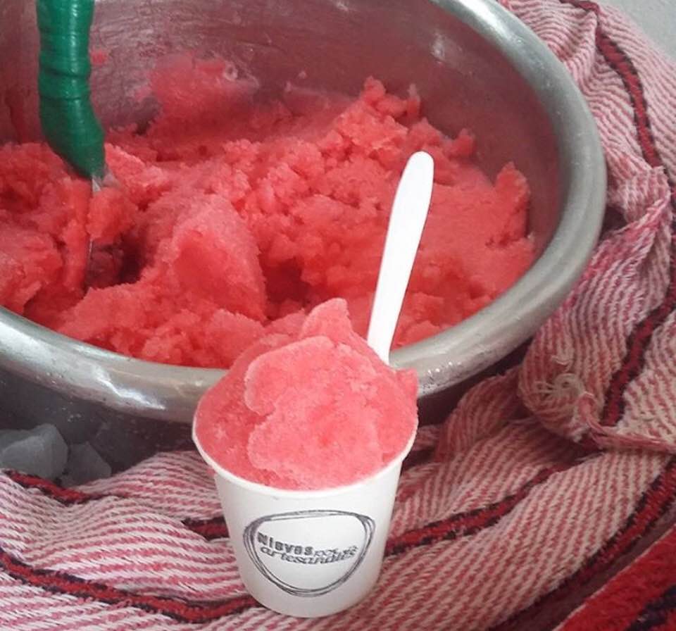 Nieves de frutas y sabores exóticos en CDMX