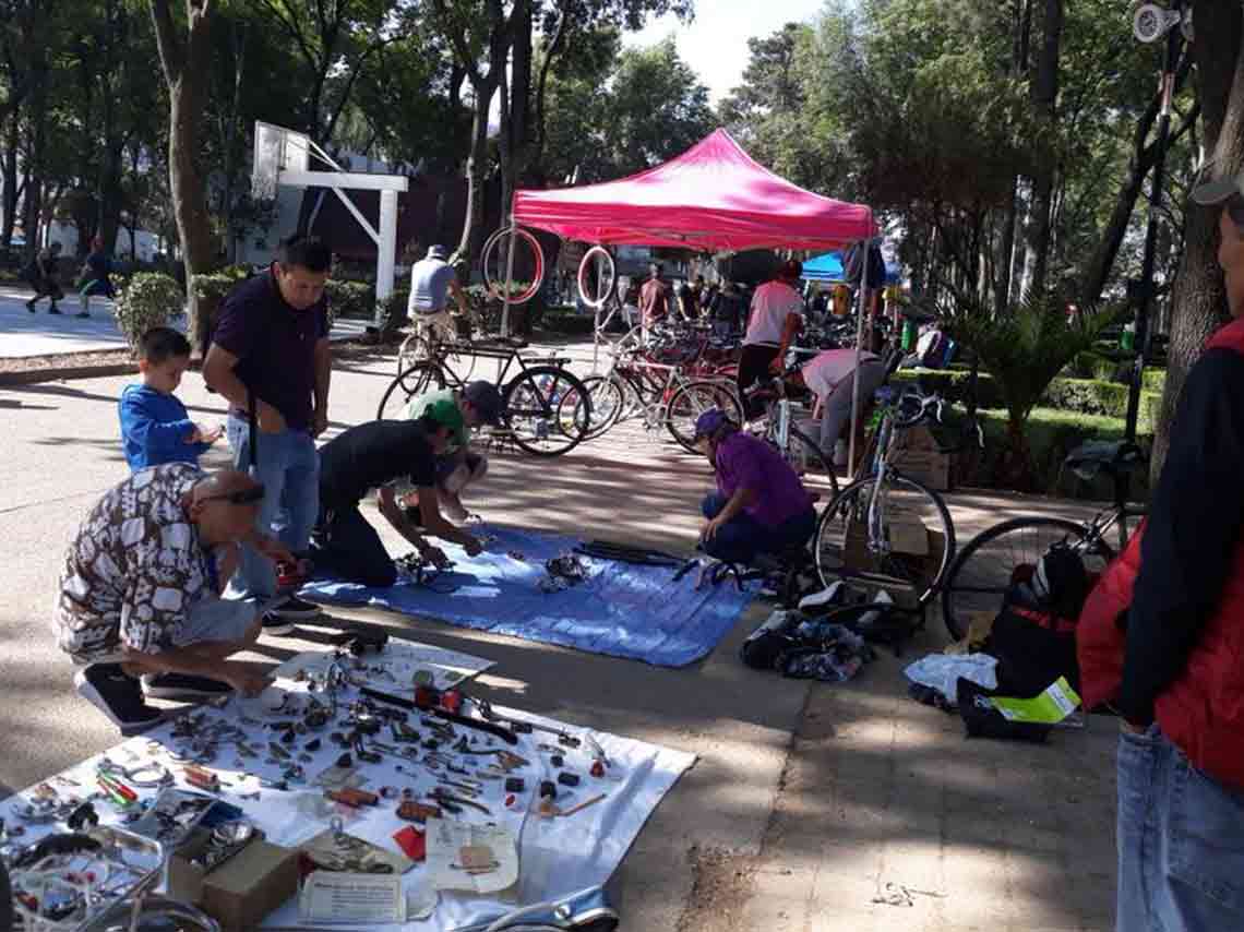 Exhibición de bicis antiguas y trueque bicicletero 2018 3