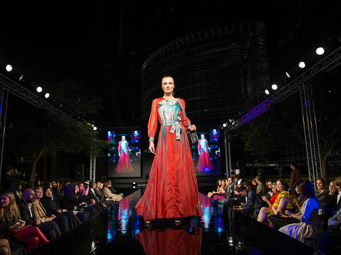 Desfile de modas en Fashion Week México