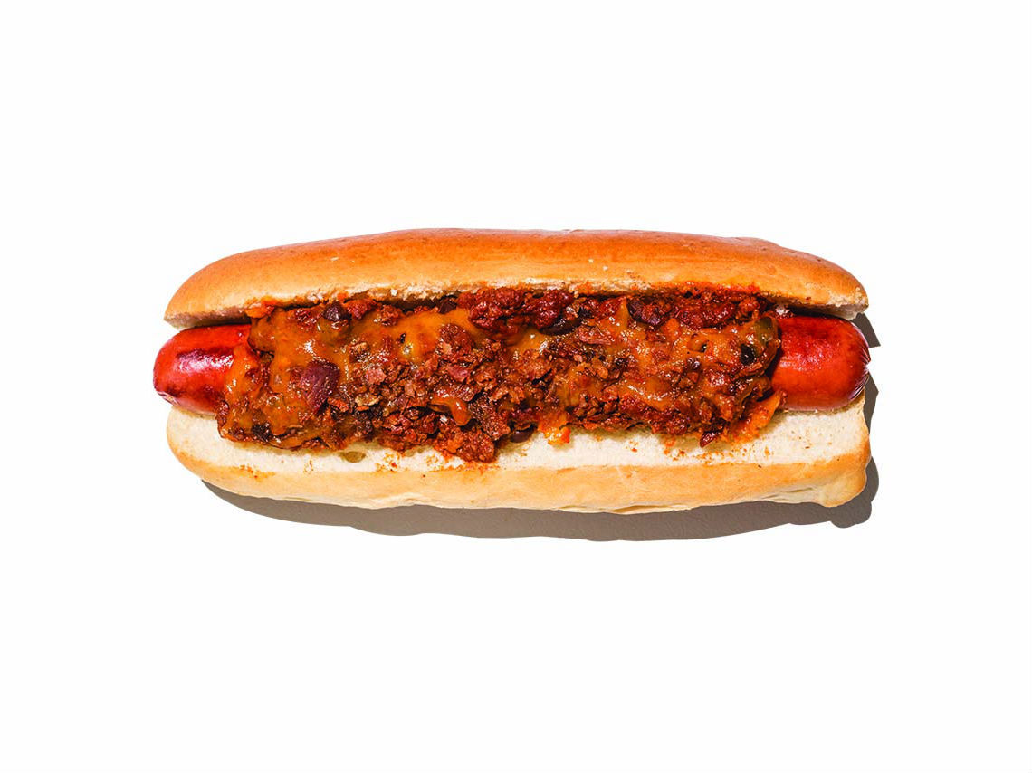 Hot dog de chili de We Love Burgers