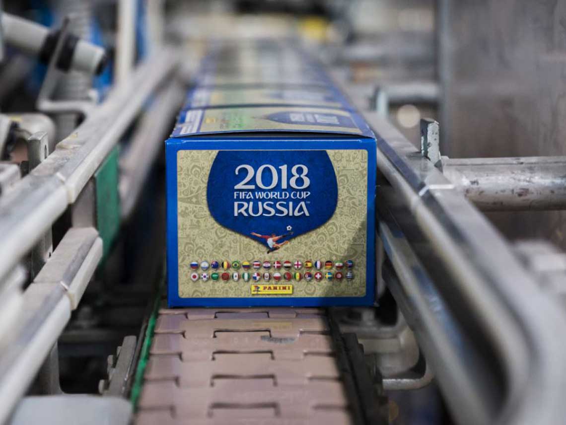 Noches de intercambio de estampas del álbum Panini Rusia