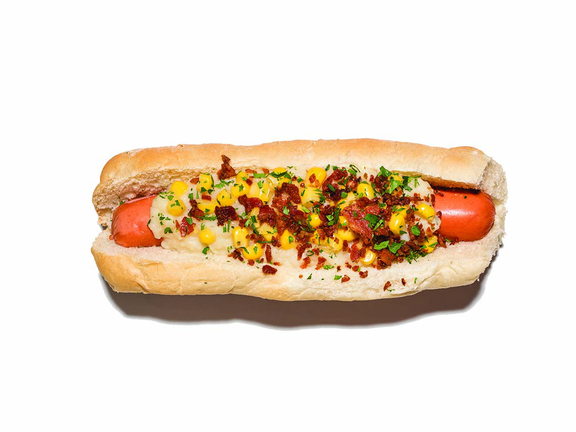 Hot dog brasileño de Hot Dog Ramírez