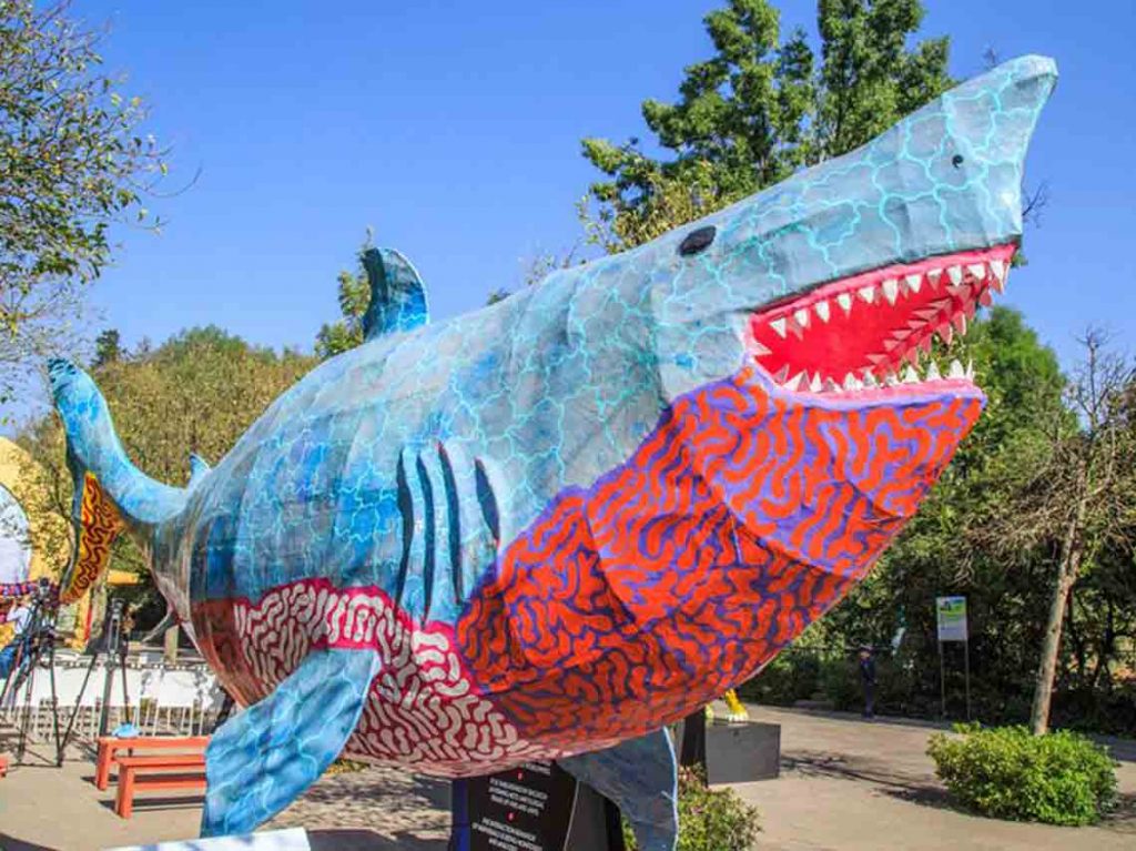 Alebrijes monumentales en el Zoológico