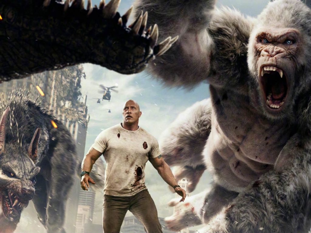 Rampage, la nueva película de Dwayne Johnson