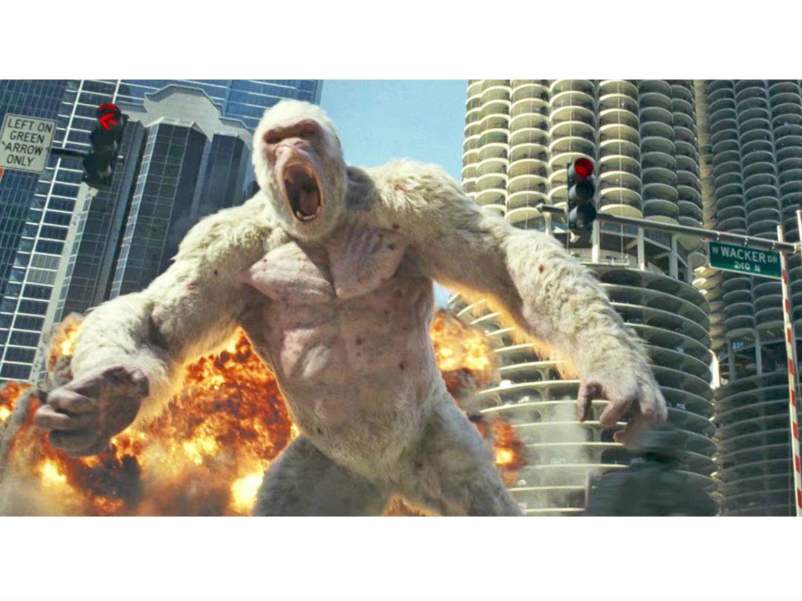 Rampage, la nueva película de Dwayne Johnson