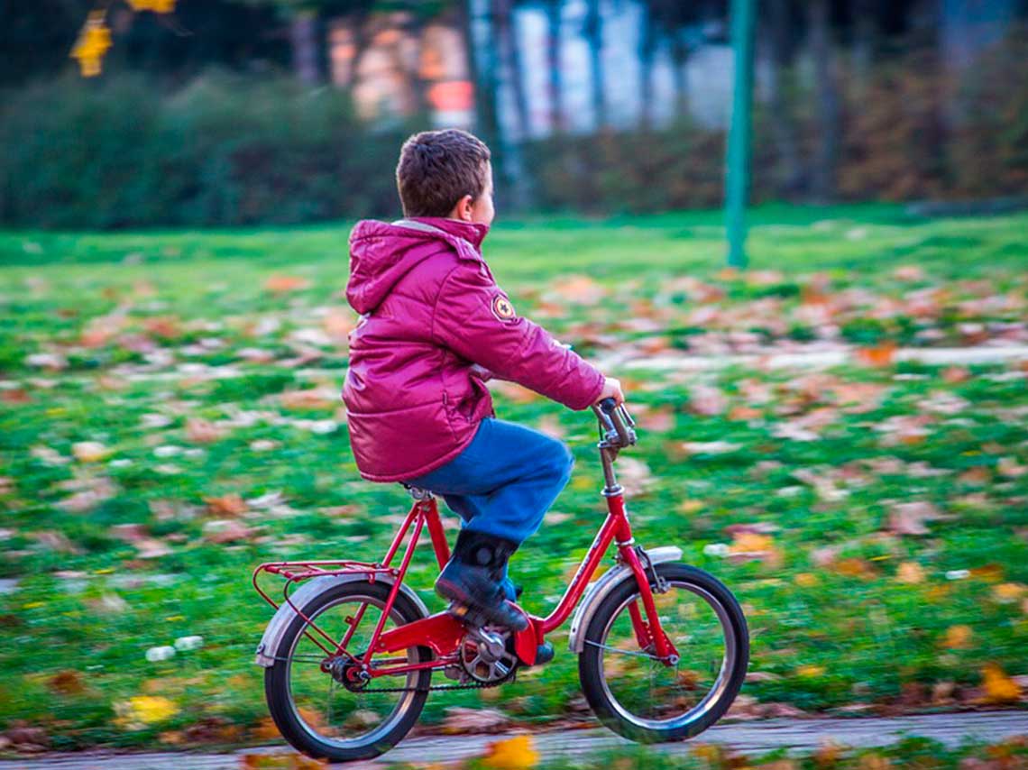 Rodada por el día del niño 2018 en Chapultepec niños rodando