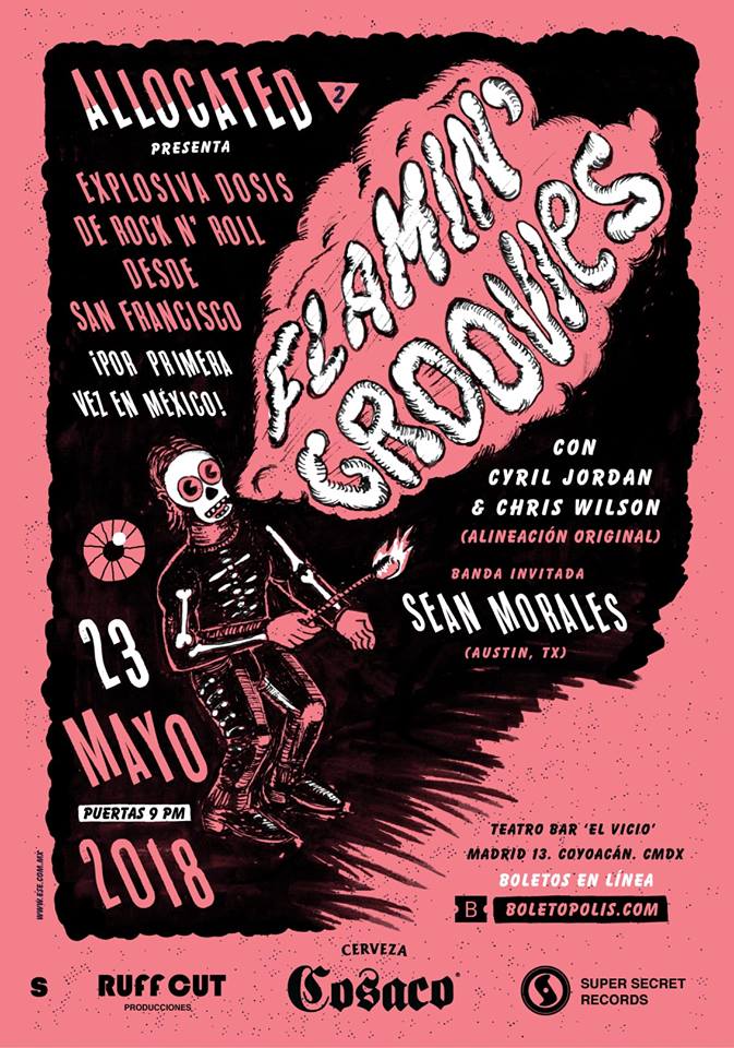 Los Flamin’ Groovies incendiarán la CDMX 1