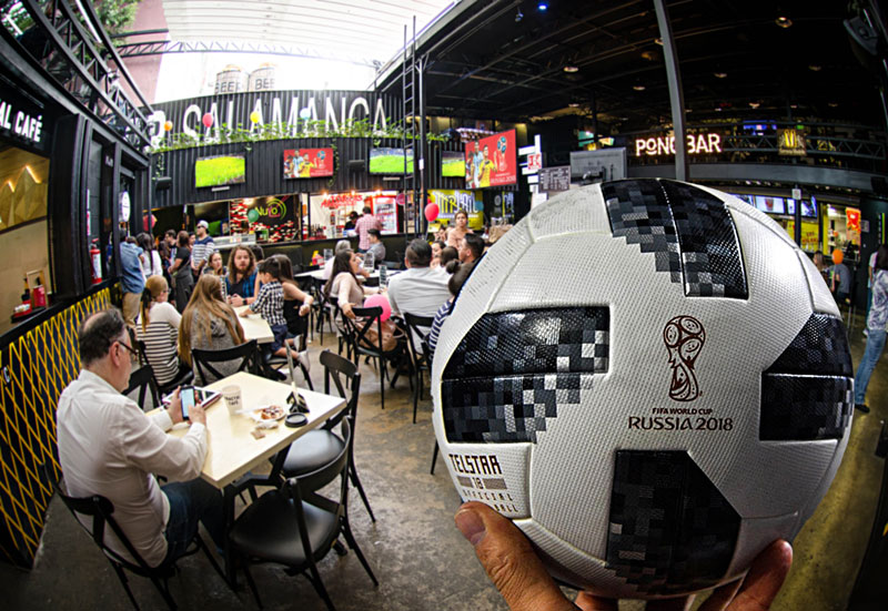 Vive el mundial en Corredor Salamanca, ¡come, bebe y siéntete en el estadio!