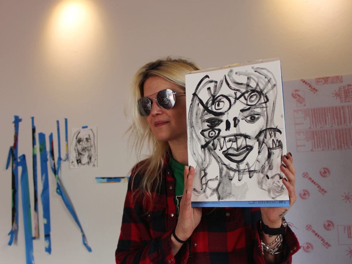 Alison Mosshart pinturas del Side Effects