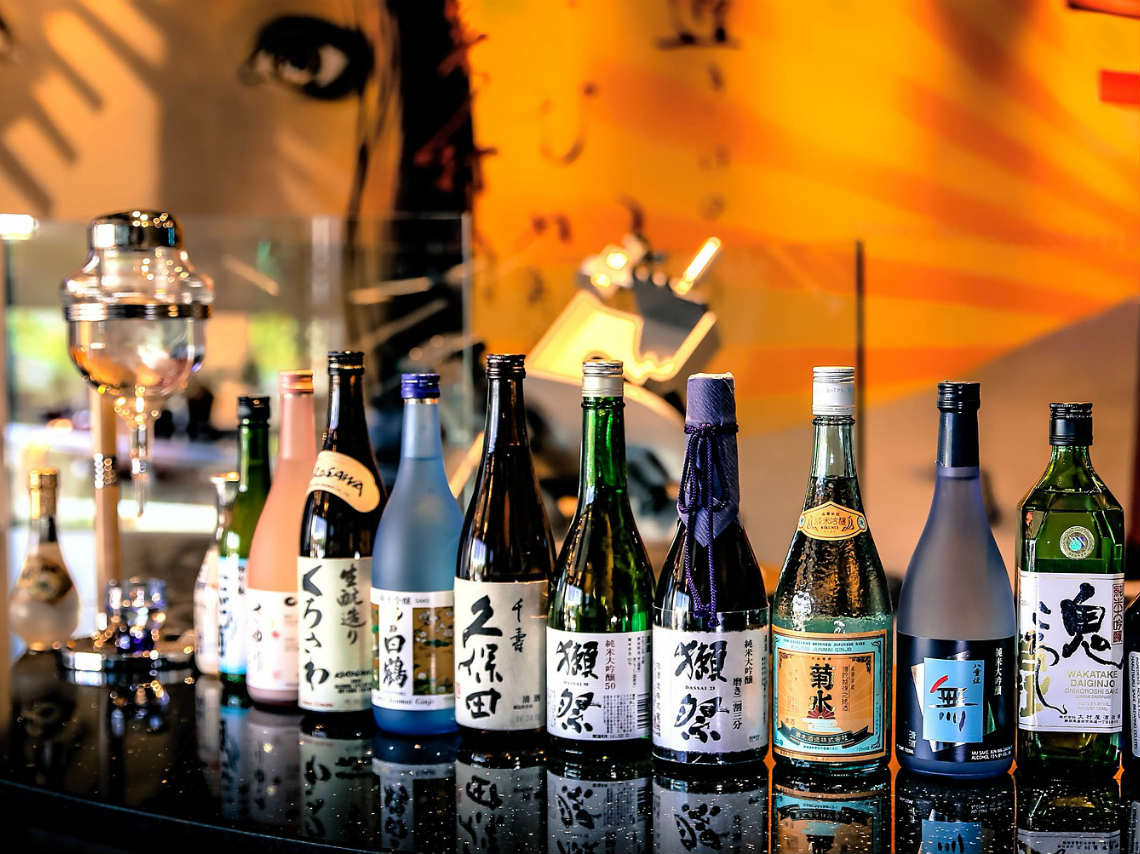 Barras de sake japonesas en CDMX