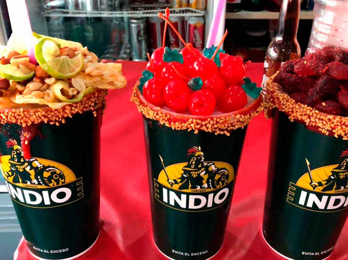 Michelada Fest en agosto 2018 en Tlatelolco micchelada con papas