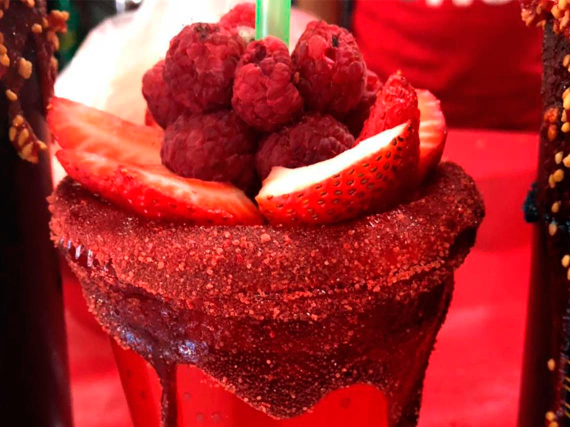 Michelada Fest en agosto 2018 en Tlatelolco michelada con fruta