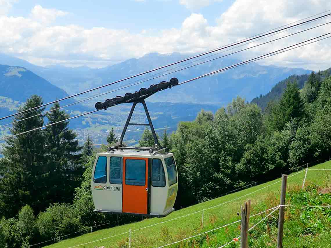 Teleféricos que funcionan como transporte en México ene l bosque