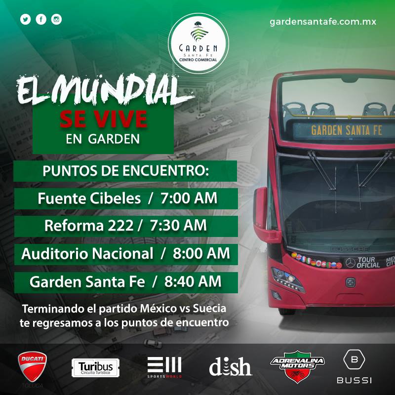 ¡Vive la pasión del Mundial en Garden Santa Fe!