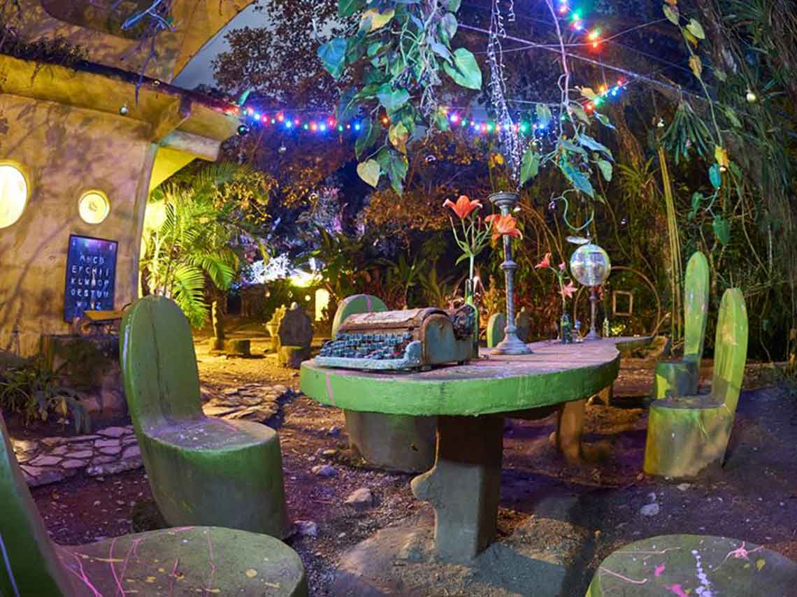 Casa Caracol: duerme en una cabaña tipis restaurante