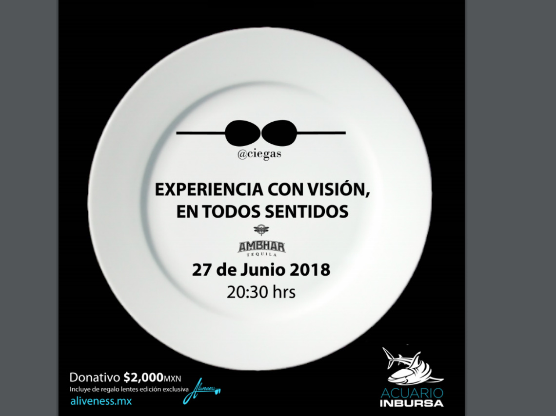 ciegas acuario inbursa: invitación