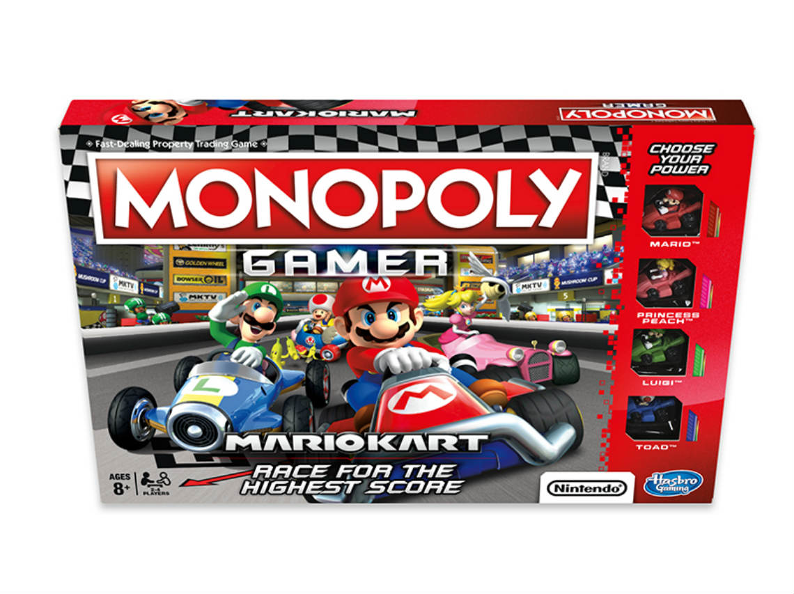 Monopoly Mario Kart: caja