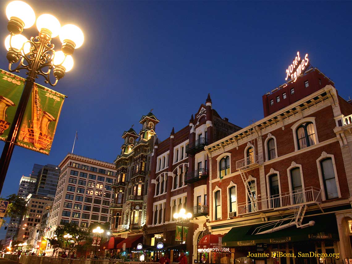 Visita San Diego California Gaslamp dowtown