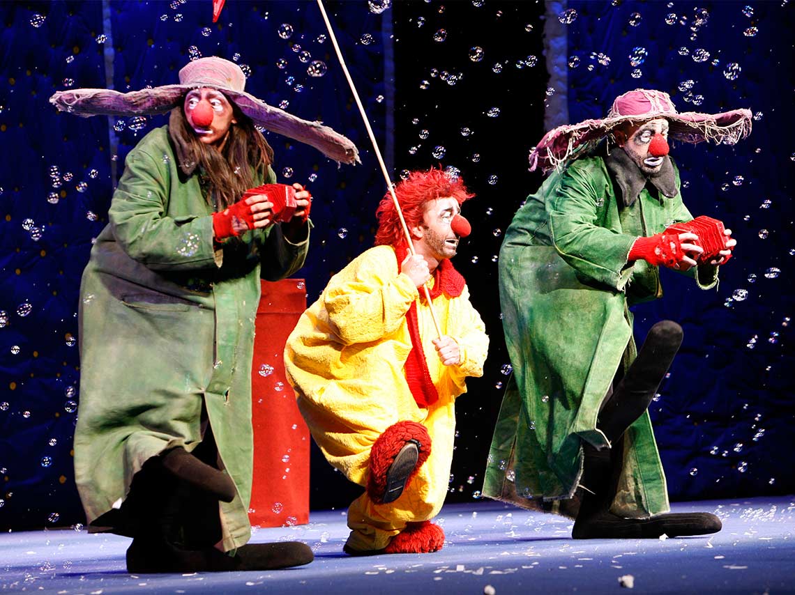 Por corta temporada Slava’s Snow Show en el Centro Cultural Teatro 1