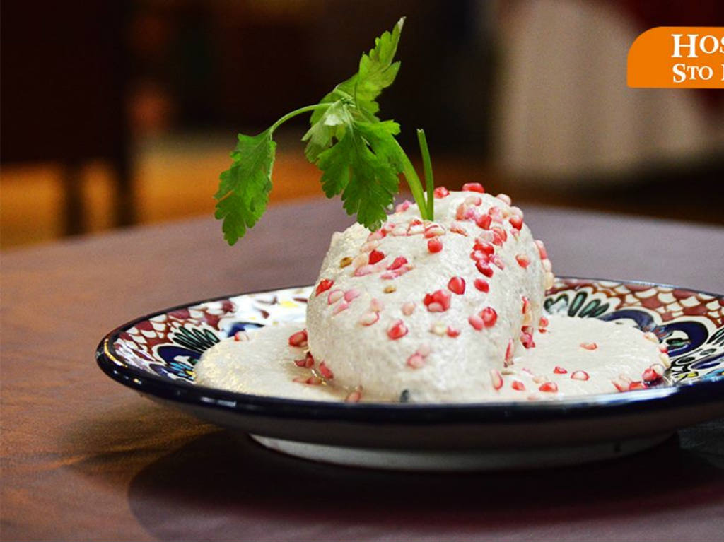 Chiles en nogada 2019 CDMX: Hostería de Santo Domingo.