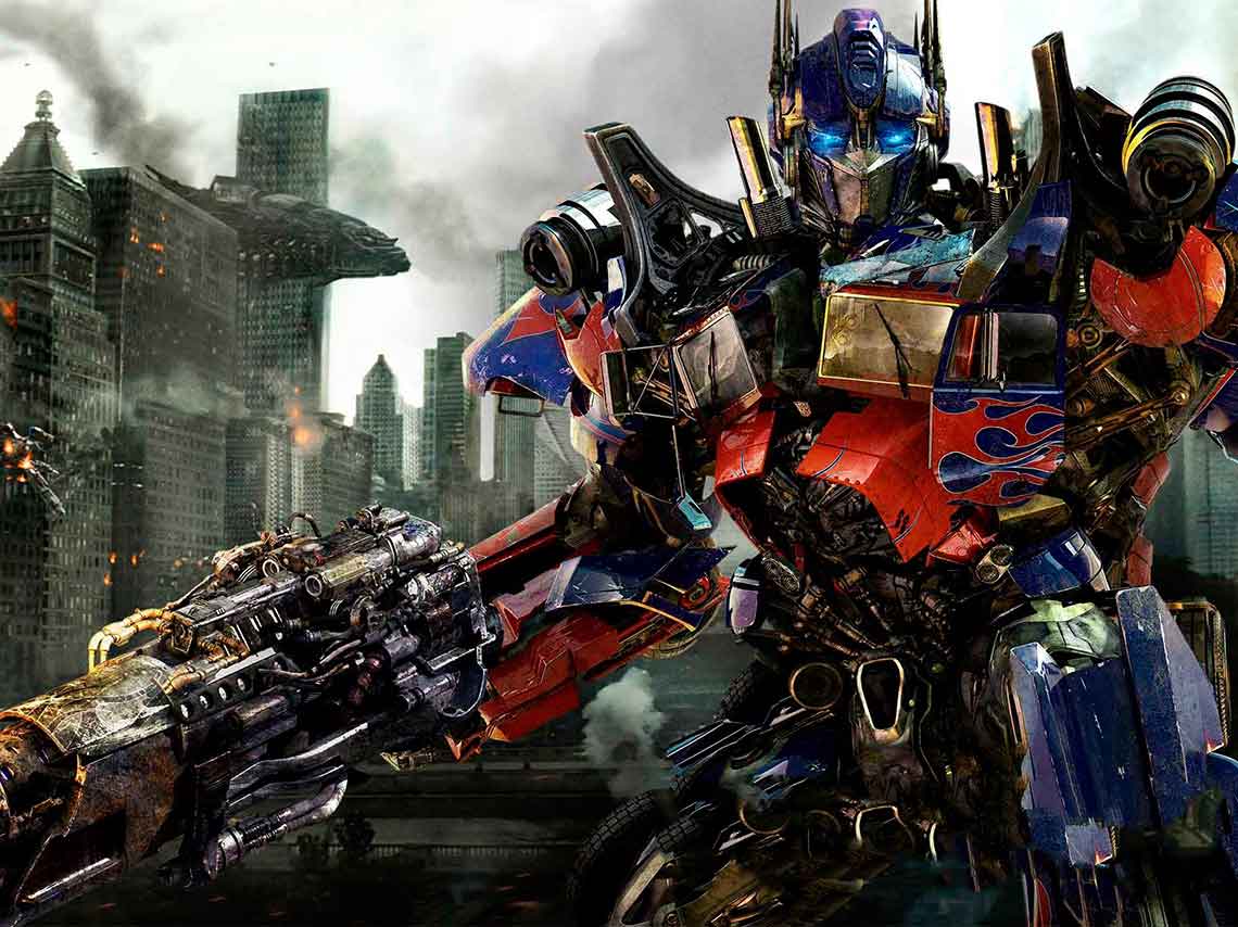 Cinema Transformers Road optimus prime