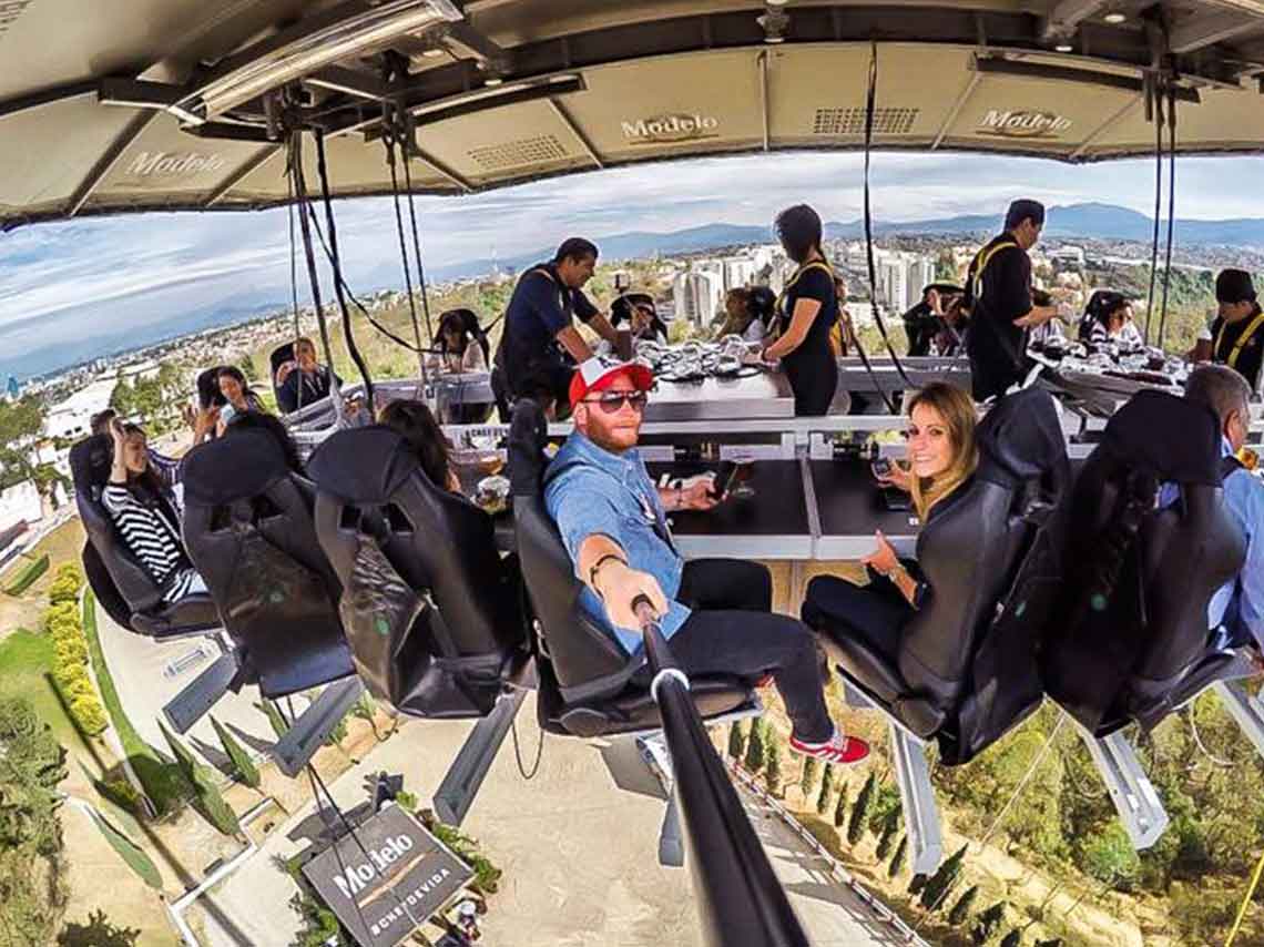 Dinner in the sky en Teotihuacán 2018