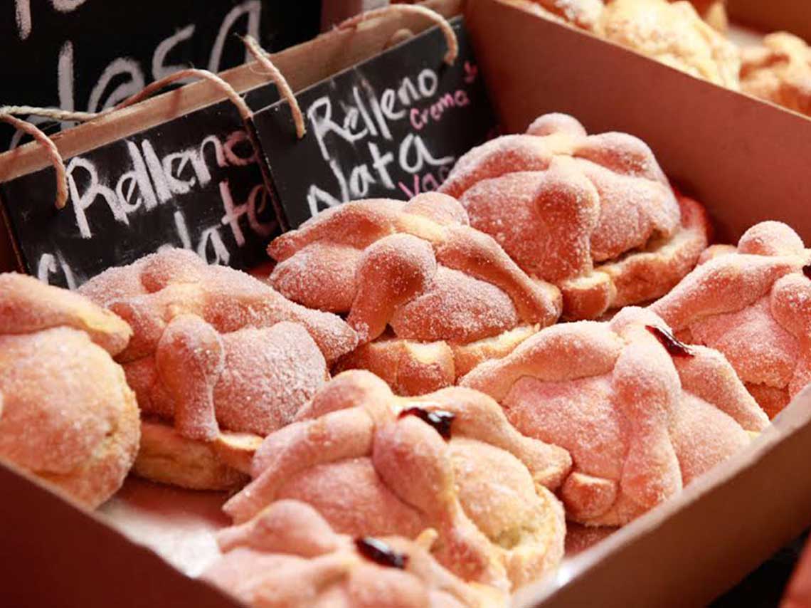 Festival del pan de muerto y la calaverita 2018 pan relleno de nata