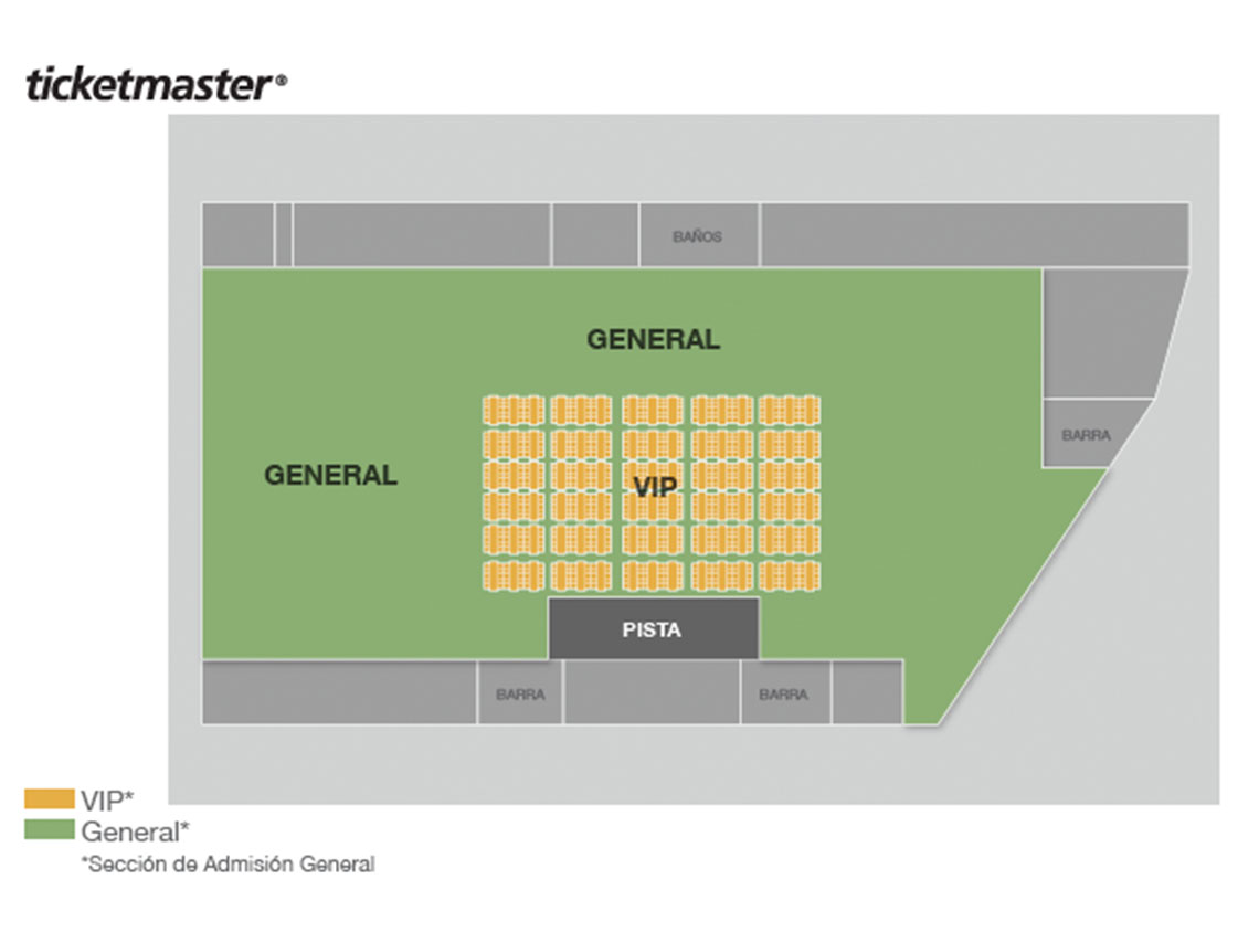 Festival Internacional de Salsa 2018 mapa del evento