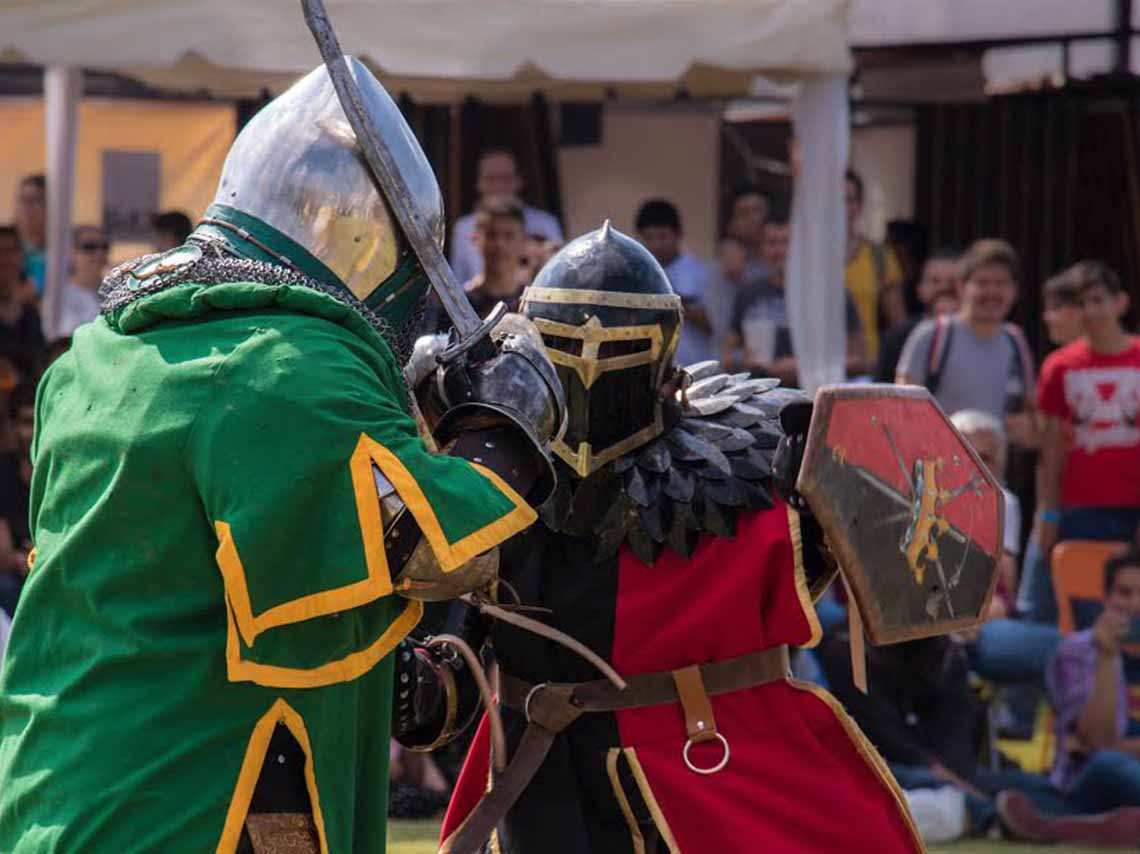 Festival Medieval en el Bosque de Tláhuac 2018 batallas medievales