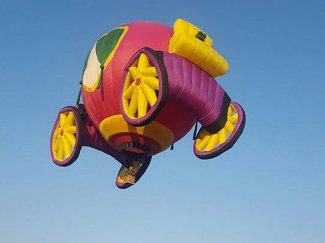 Festival Nacional del Globo en los Jardines de México 2018 globo de carroza