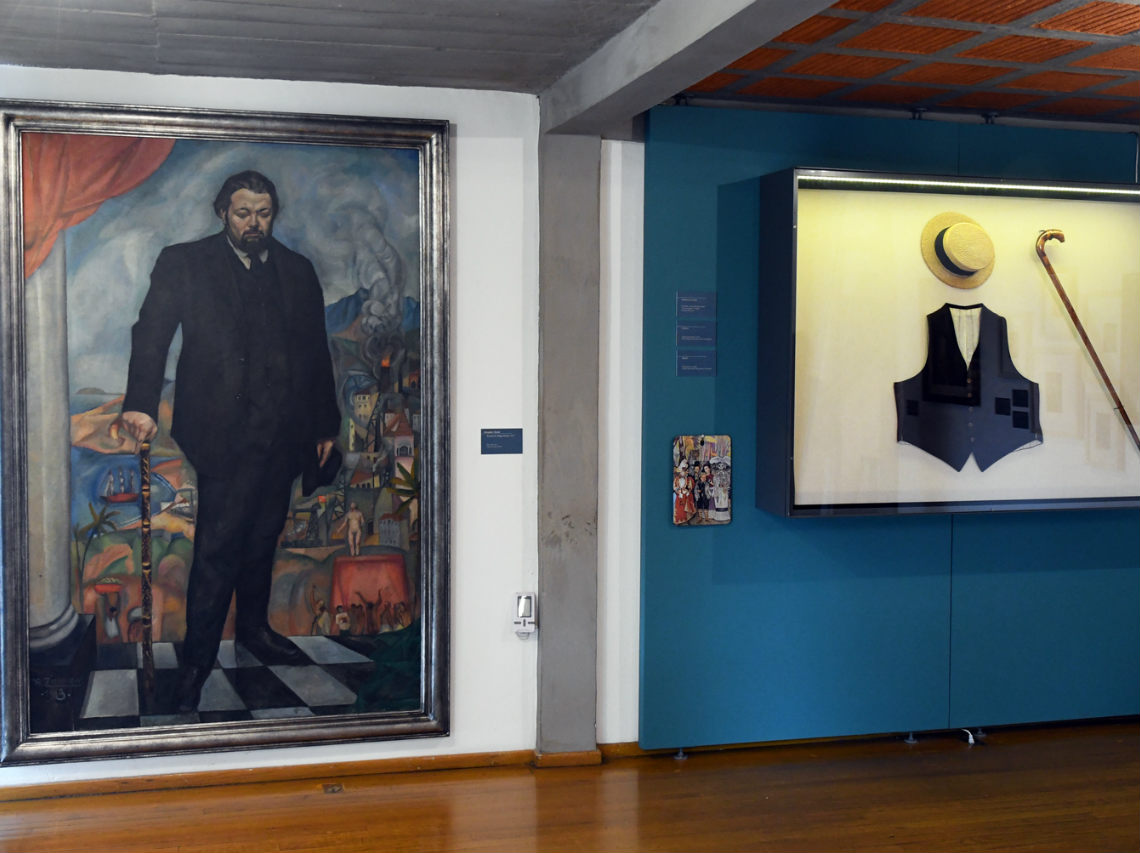 Genio, figura y silueta, exposición sobre la vida del pintor mexicano, Diego Rivera
