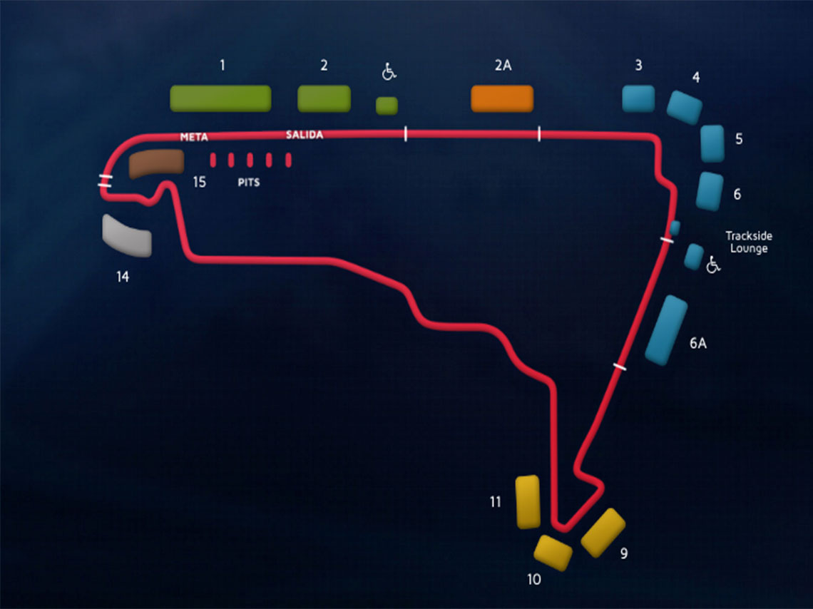 Formula 1 2018: El Gran Premio de México pista 