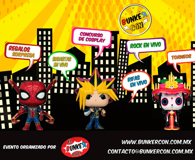 BUNKER CON: la exposición más importante de Funko Pop está en CDMX