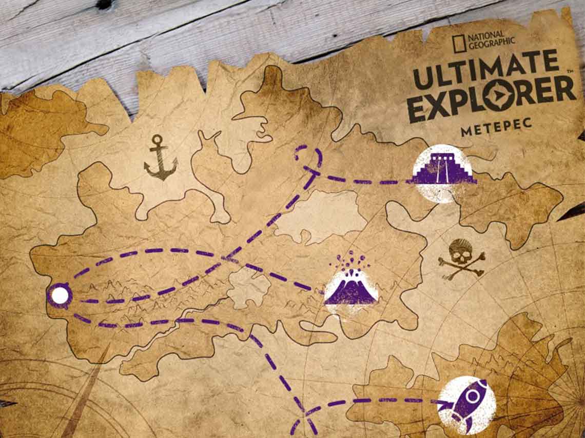 primera sala de National Geographic Ultimate Explorer en México mapa