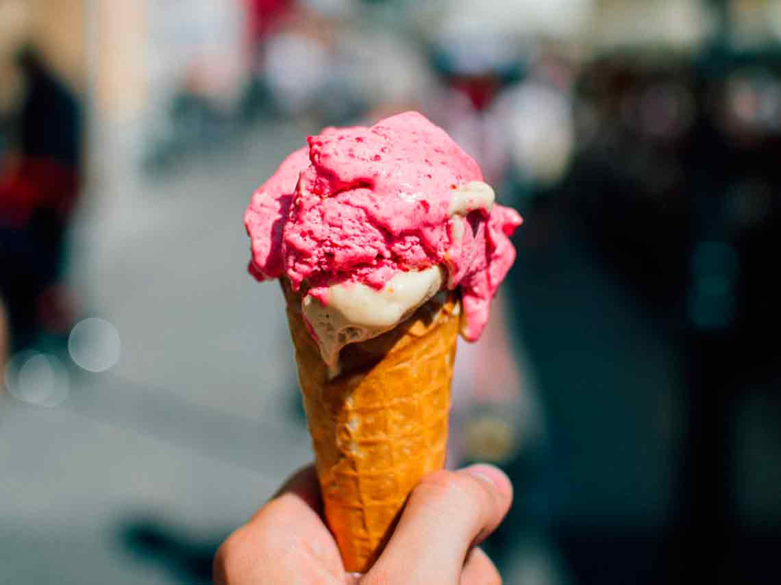 Buffet de helado por 50 pesos helado de vainilla