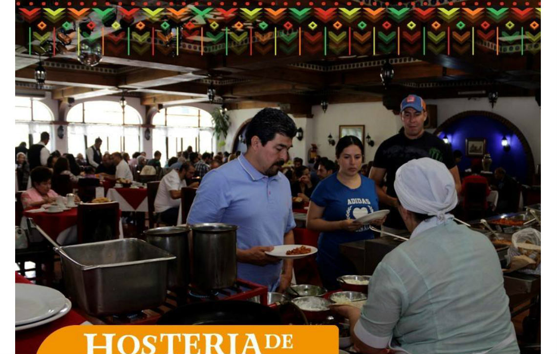 Desayunos buffet de la Hostería de Santo Domingo.