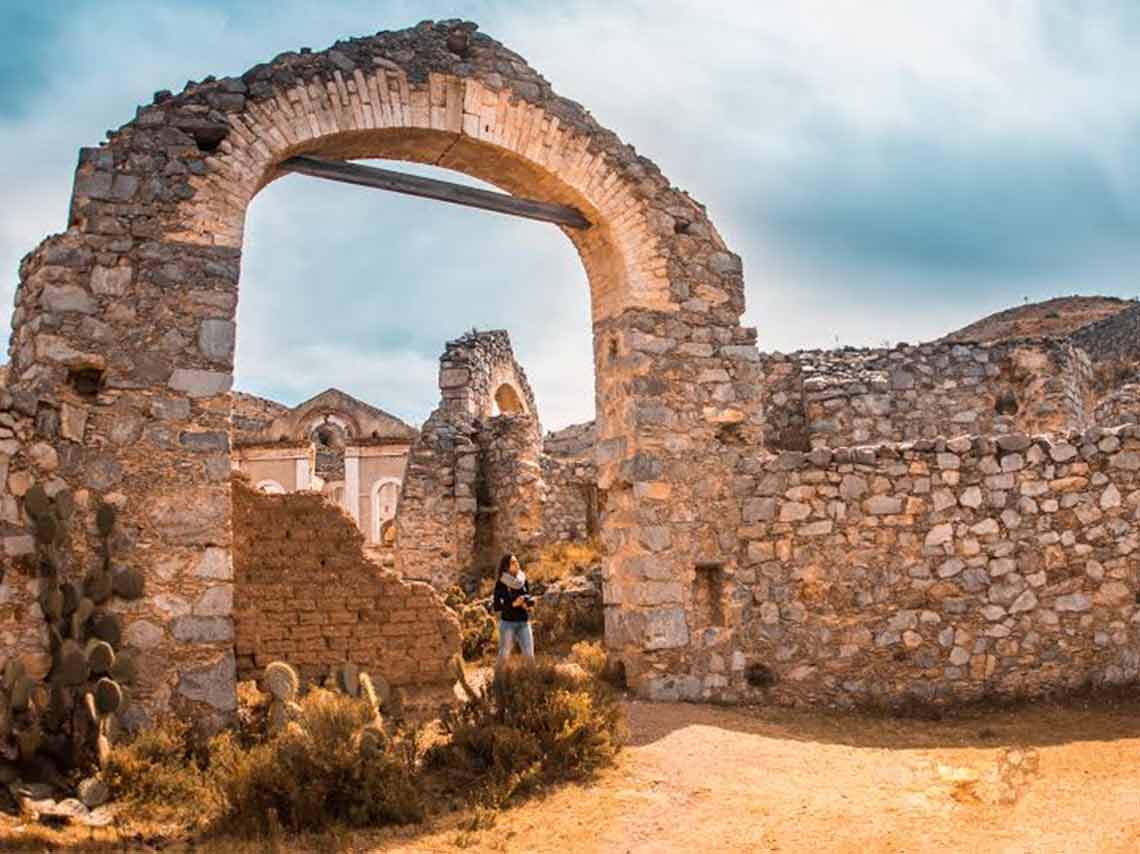 En las minas de Real de Catorce hay un fantasma, ruinas