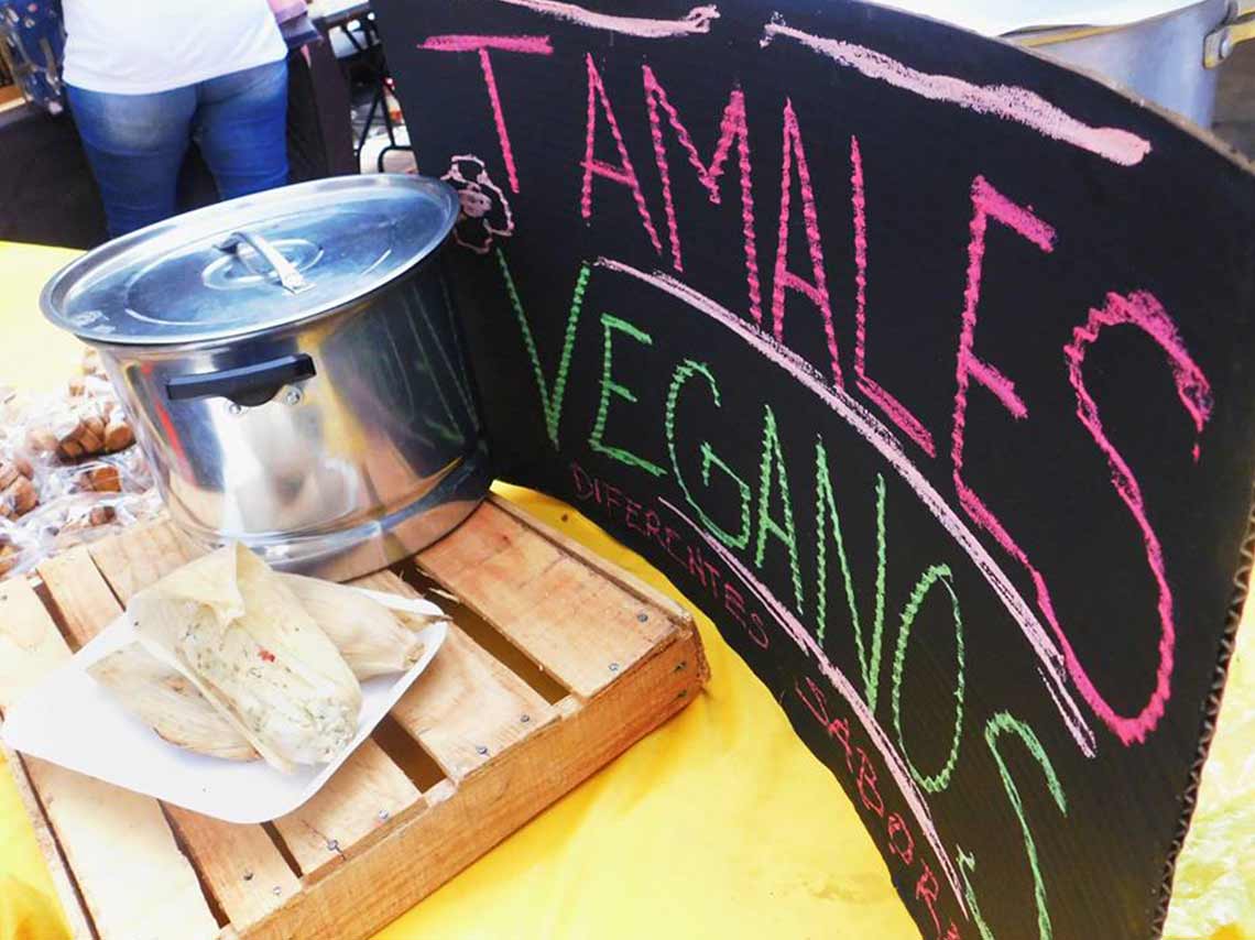 Feria del pan de muerto y el tamal vegano 2018 tamales veganos